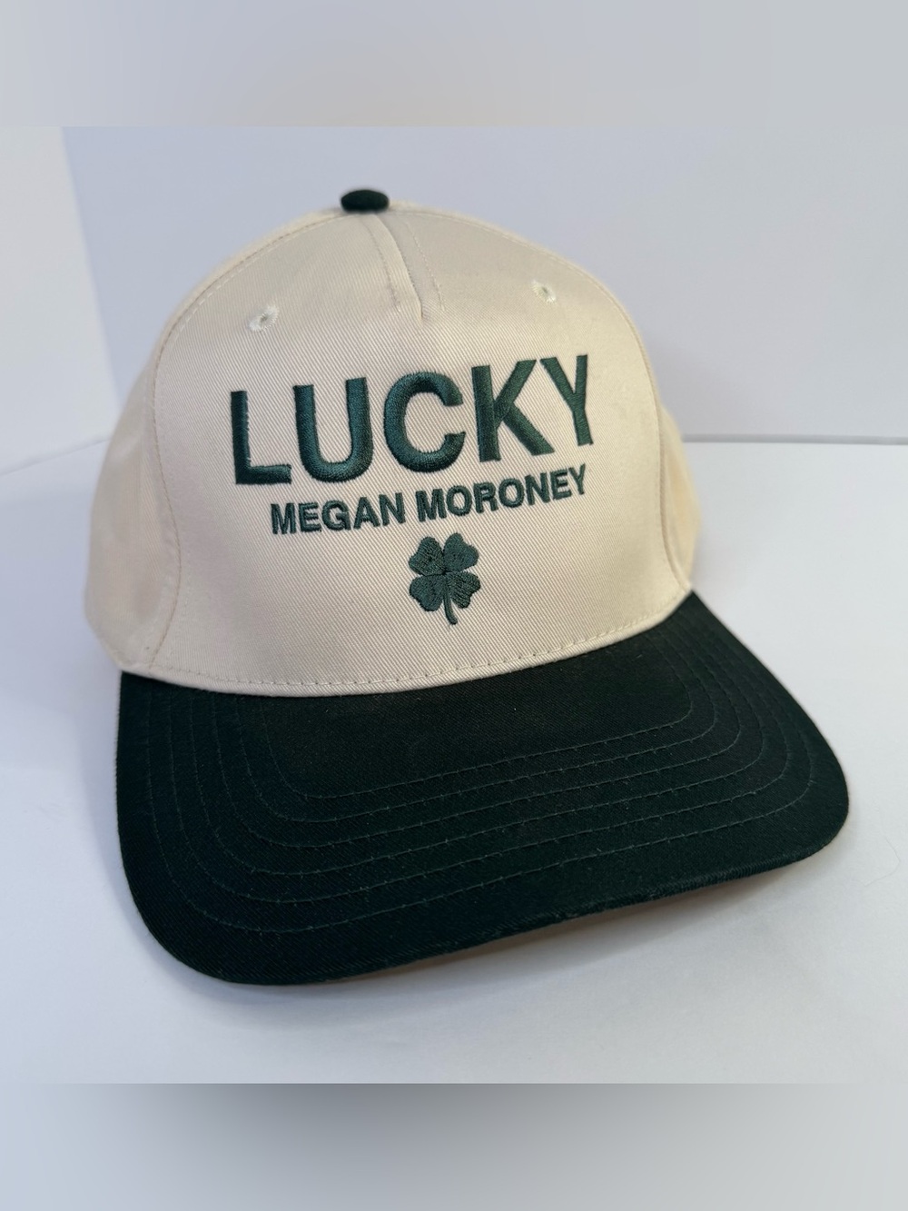Megan Moroney Lucky Green Clover Embroidered Adjustable SnapBack Hat